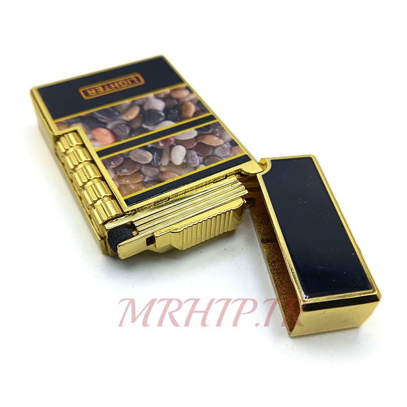 فندک گازی اتمی مدل لایتر طرح سنگ کدa120236 — تصویر ۳