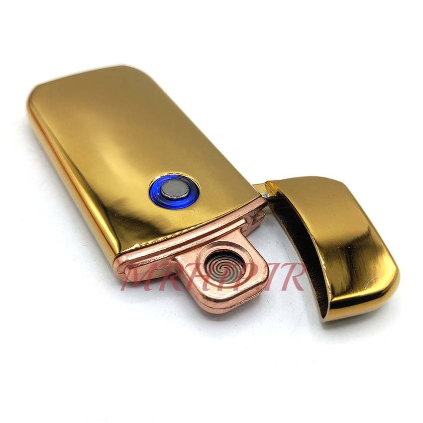 فندک الکتریکی شارژی مدل المنتی طلایی کد a140099