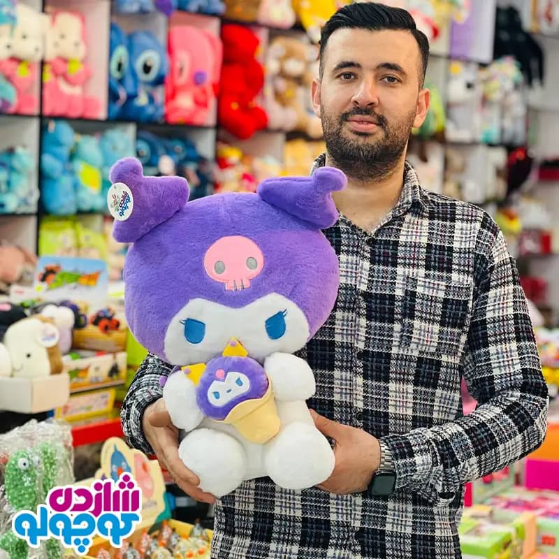 عروسک کرومی بنفش بزرگ اورجینال — تصویر ۲