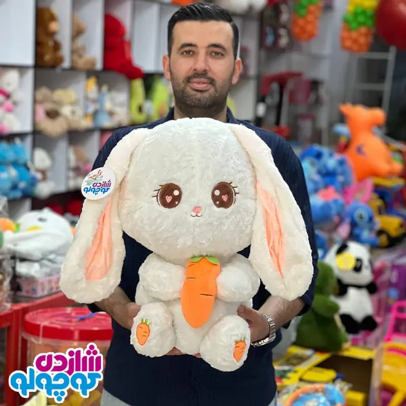 عروسک خرگوش چشم قلبی اورجینال — تصویر ۳