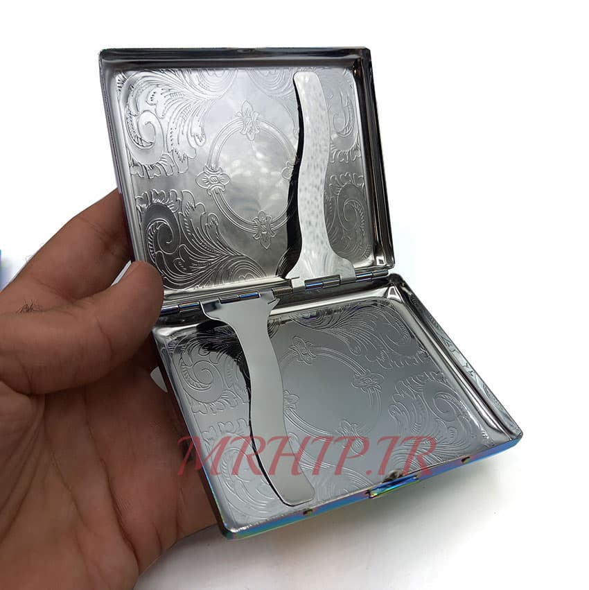 جاسیگاری استیل هفت رنگ کد a210053 — تصویر ۳