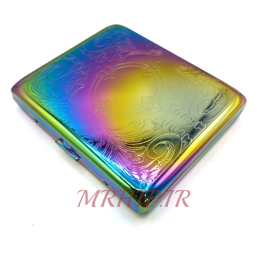 جاسیگاری استیل هفت رنگ کد a210053