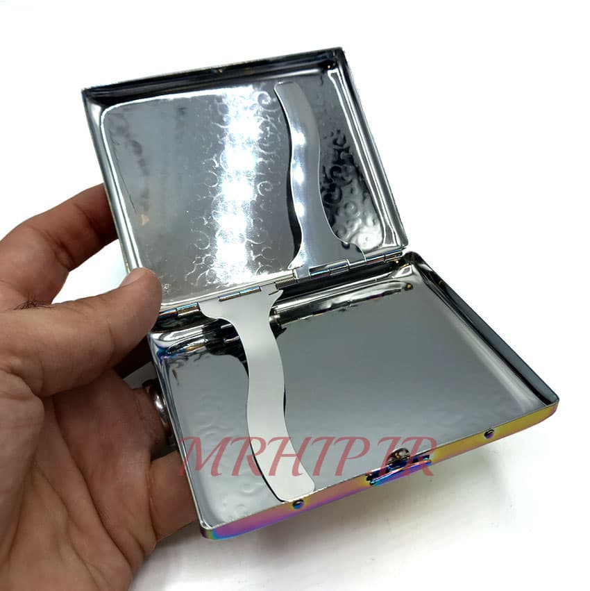 جاسیگاری استیل هفت رنگ کد a210052 — تصویر ۳