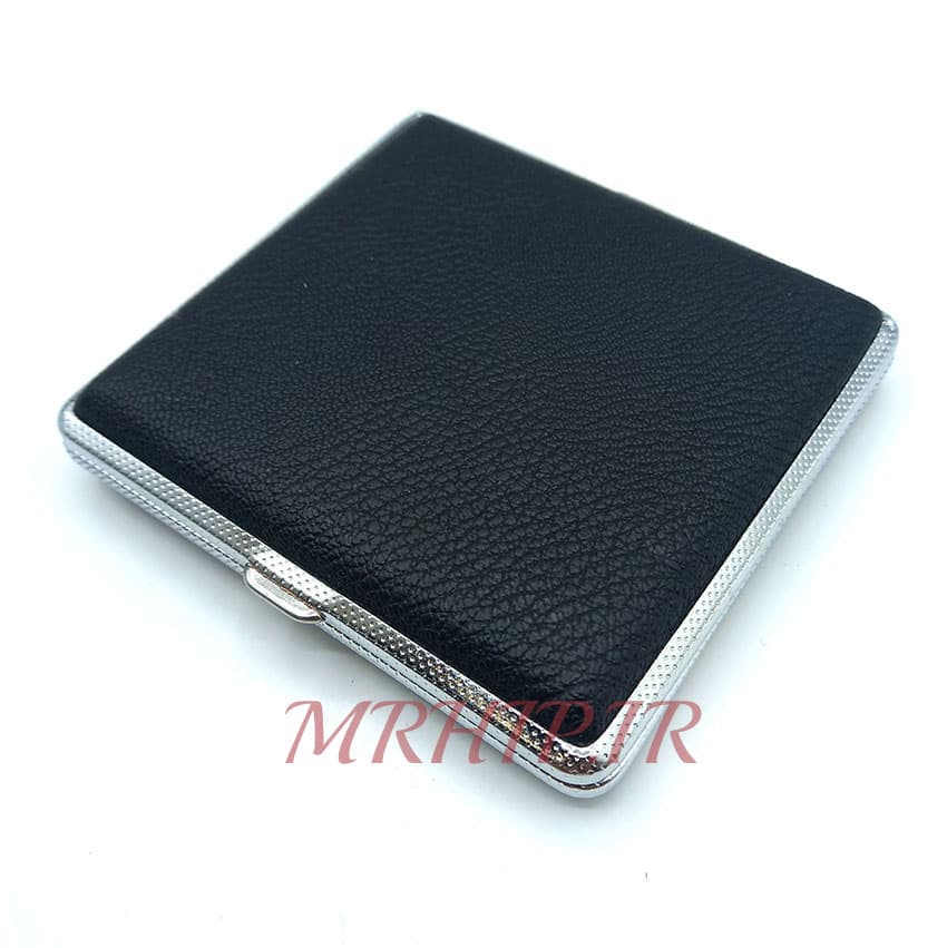 جاسیگاری چرم مشکی کد a210042