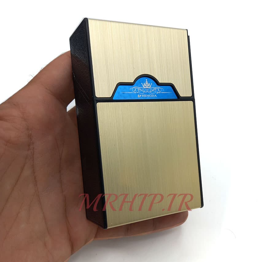 جاسیگاری فندک دار بژ کد a210031 — تصویر ۵