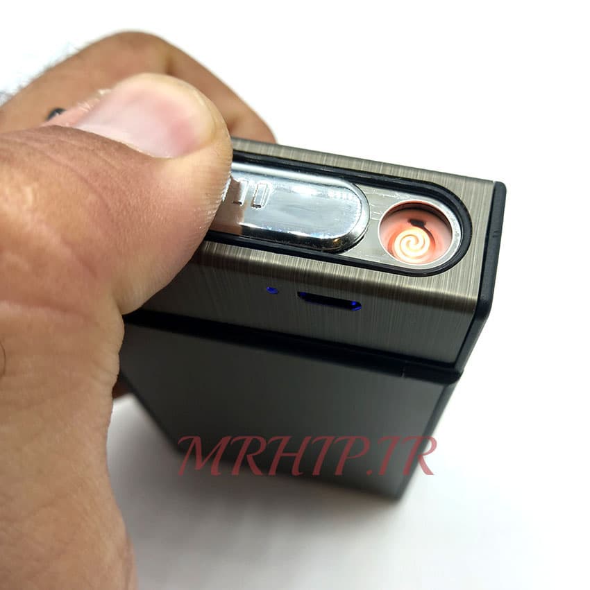 جاسیگاری فندک دار سیگار باریک نوک مدادی کد210029 — تصویر ۴