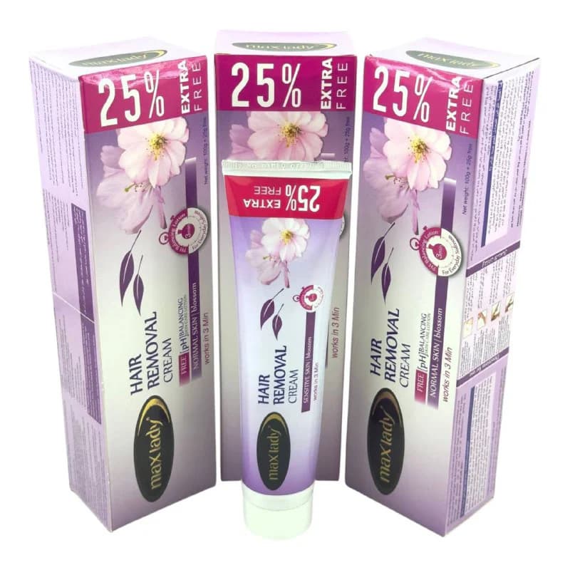 کرم مو بر فوری مکس لیدی همراه با لوسیون بعد از شیو MAX LADY HAIR REMOVER — تصویر ۶