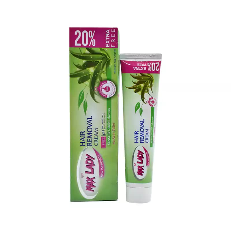 کرم مو بر فوری مکس لیدی همراه با لوسیون بعد از شیو MAX LADY HAIR REMOVER — تصویر ۳