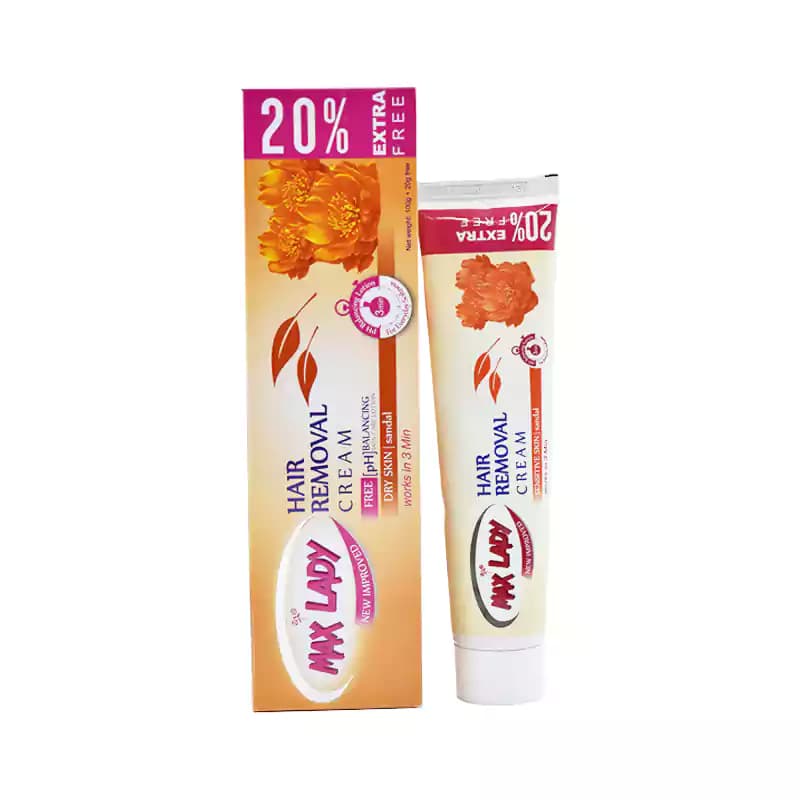 کرم مو بر فوری مکس لیدی همراه با لوسیون بعد از شیو MAX LADY HAIR REMOVER — تصویر ۴