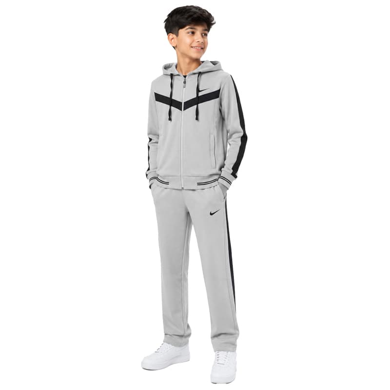 ست سویشرت و شلوار گرمکن بچگانه نایک مدل DS-Dri Fit-5E0534 طوسی — تصویر ۲