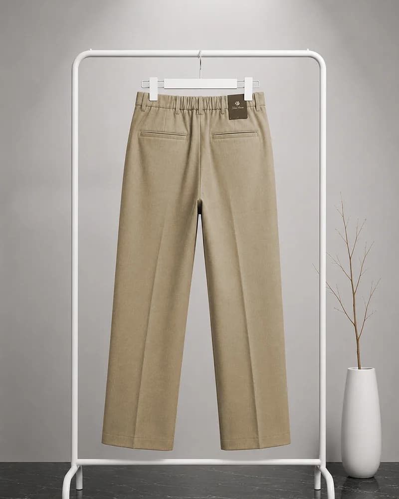 شلوار 5753 ZARA نسکافه‌ای — تصویر ۳