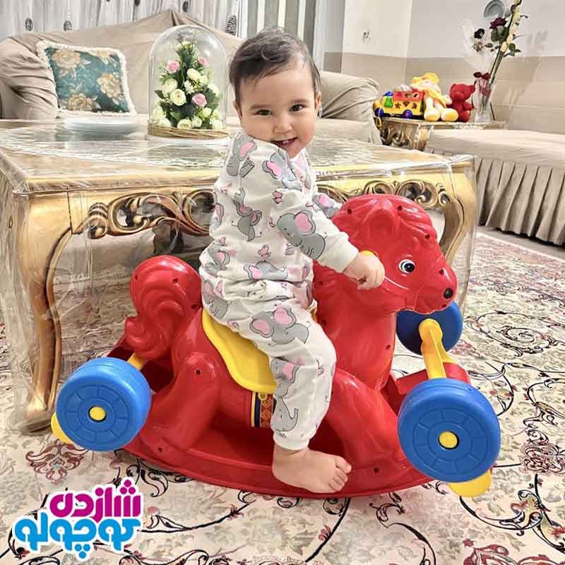 اسباب بازی راکر اسب کودک دو کاره — تصویر ۵
