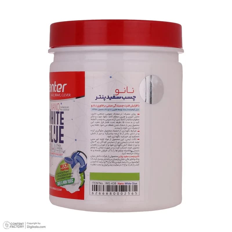 چسب چوب سفید نانو 750 گرم پنتر — تصویر ۳