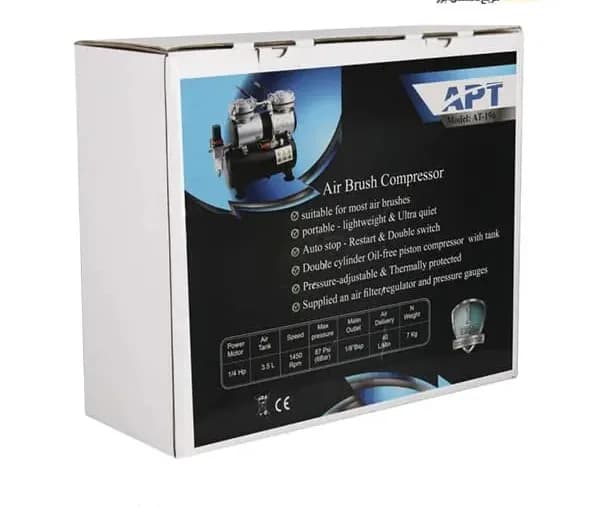 کیت ایربراش و پمپ APT مدل AT-196K — تصویر ۶