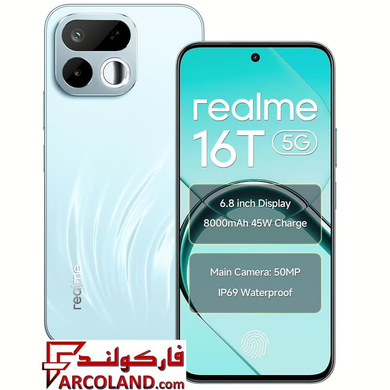 گوشی موبايل ریلمی مدل Realme 16T 5G ظرفیت 256 گیگابایت رم 8 گیگابایت — تصویر ۸