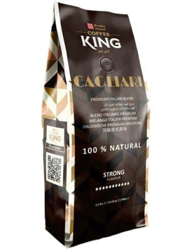 دانه قهوه کینگ کالیاری بارمال کافی 900 گرمی Bharmal Coffee King Cagliari Coffee Beans
