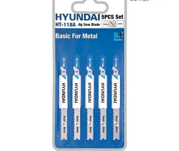 تیغ اره عمود بر آهن هیوندای مجموعه 5 عددی مدل HT-118A