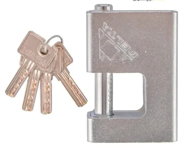 قفل کتابی دلتا روکش دار کامپیوتری زبانه مخالف مدل B1000-98