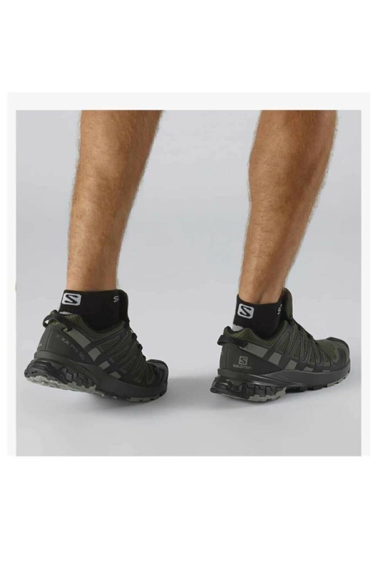 کفش بیرونی سالومون مردانه منسوجات خاکی اسپرت راسته Regular/رگولار اسپرت | Salomon L40987500 AD — تصویر ۳
