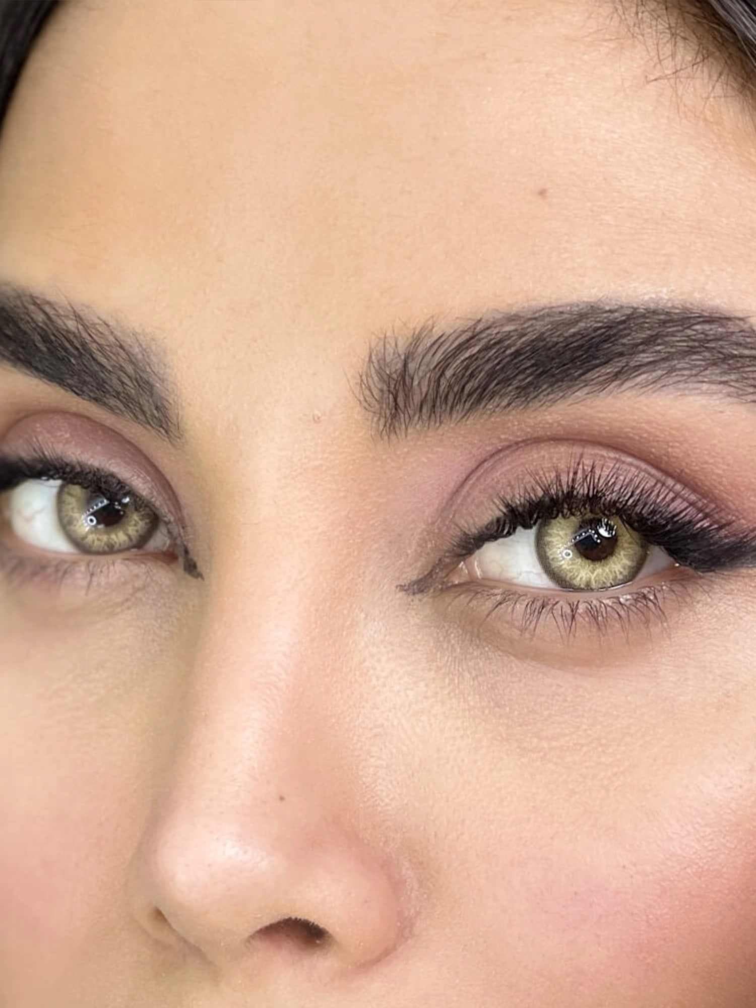 لنز طبی رنگی کاتیا گلد هیزل gold hazel — تصویر ۲