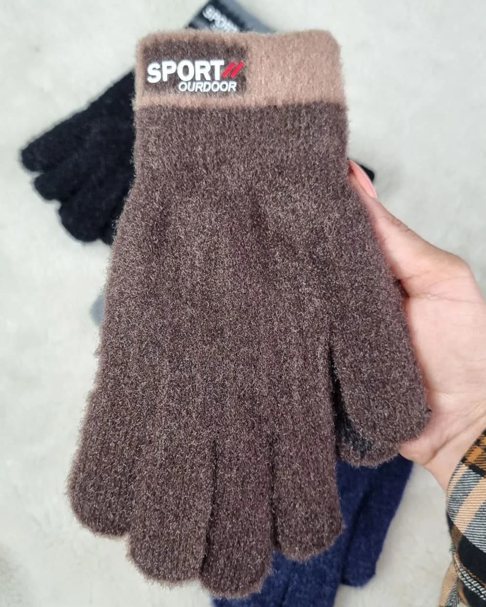دستکش بافت موهر مدل sport