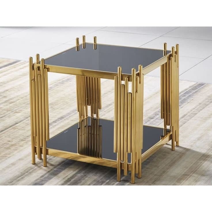 میز عسلی مدرن فلزی لاکچری بزرگ M150 فیلبندشاپ مدل 831109