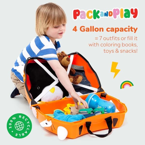 چمدان کودک طرح ببر ترانکی Trunki — تصویر ۵