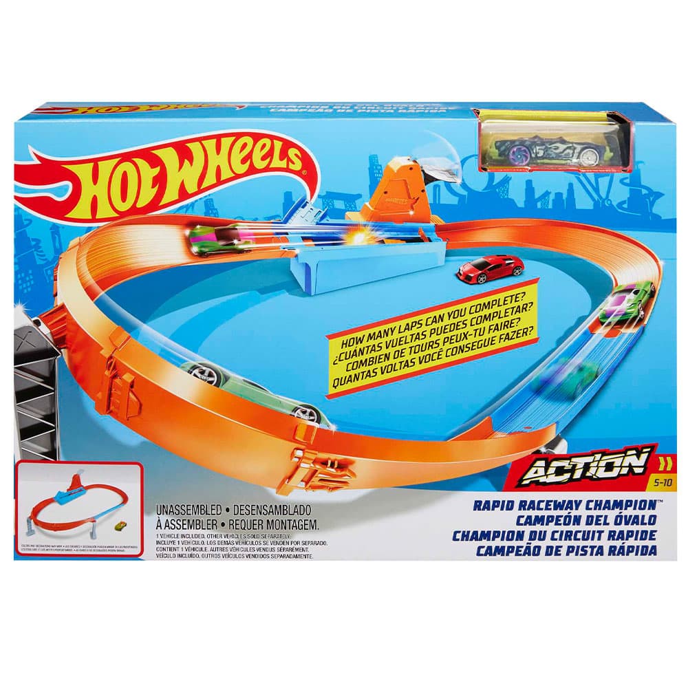 پیست هات ویلز مدل Rapid Raceway Champion