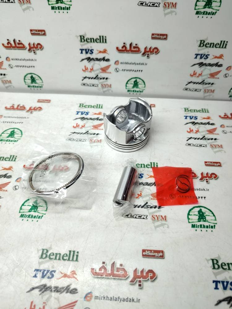 رینگ و پیستون (پستان) موتور tvs نئو 110 و وگو (شماره 0/75) — تصویر ۲