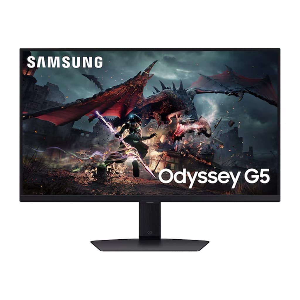 مانیتور گیمینگ سامسونگ مدل SAMAUNG ODYSSEY G5 G50D LS27DG502 سایز 27 اینچ رنگ مشکی | دنیا کامپیوتر