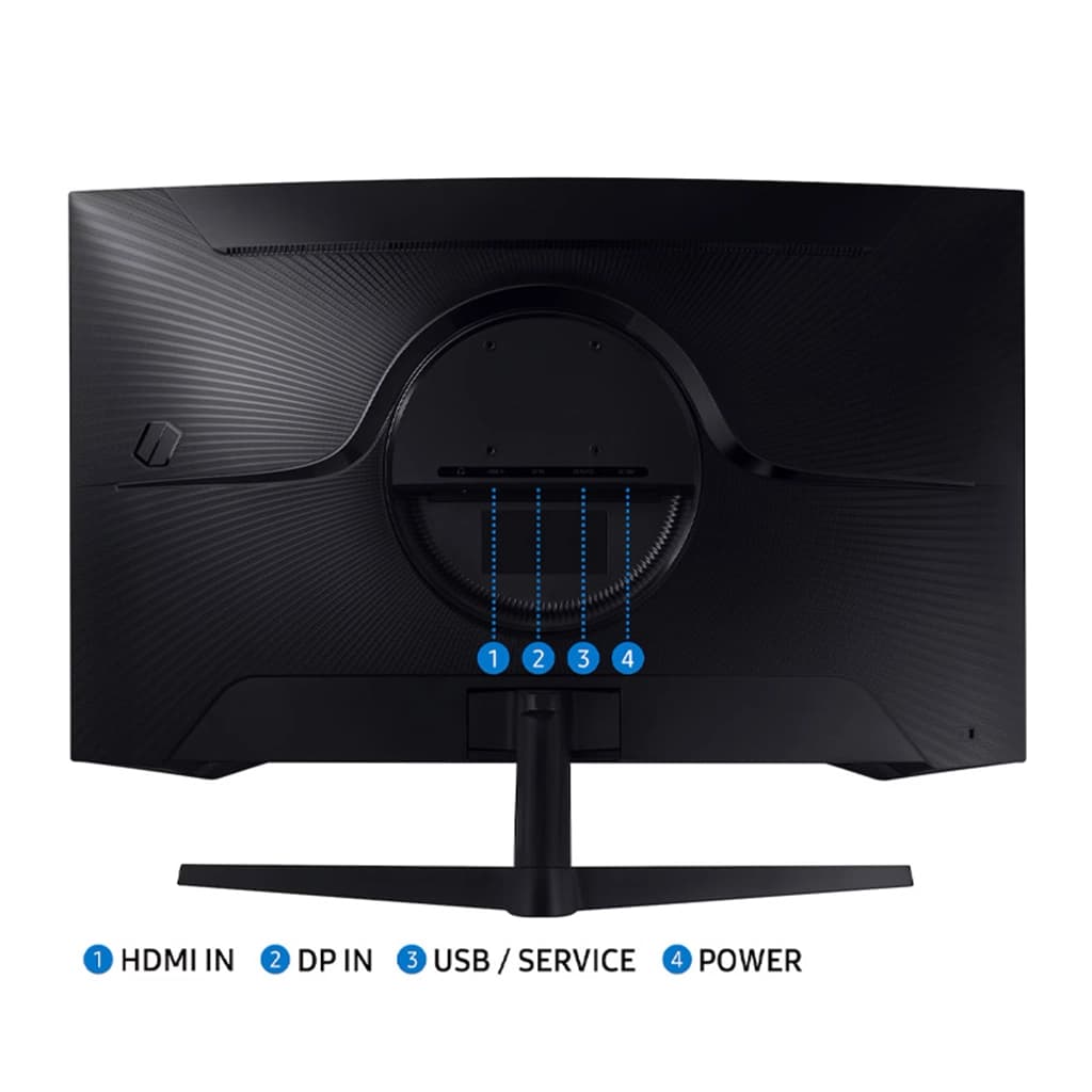 مانیتور گیمینگ سامسونگ مدل SAMSUNG ODYSSEY G5 G55C LS32CG552 سایز 32 اینچ رنگ مشکی | دنیا کامپیوتر — تصویر ۶