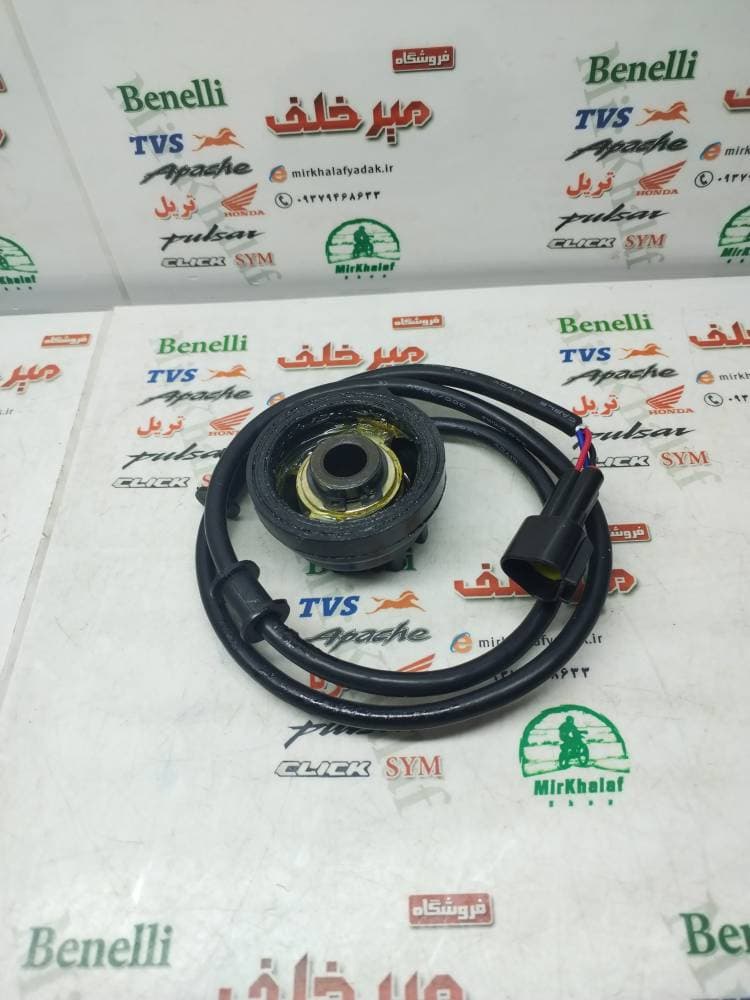 سیم و توپی دنده (سنسور) کیلومتر موتور بنلی 150 و qj کیو جی (قدیم) (درجه 1) — تصویر ۲