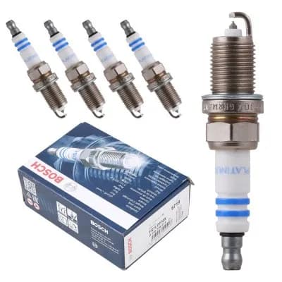شمع موتور سمند سورن EF7 سوزنی پایه کوتاه پلاتینیوم بوش کد 6719-FR7LPP30X
