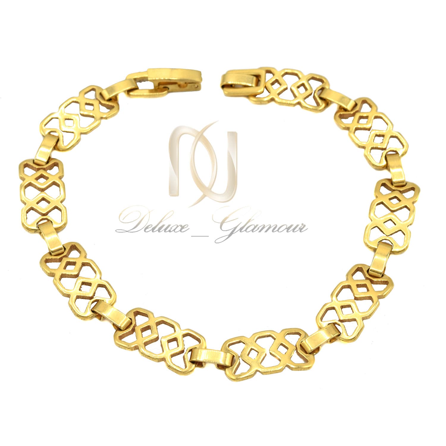 دستبند استیل زنانه طرح طلا ds-n789