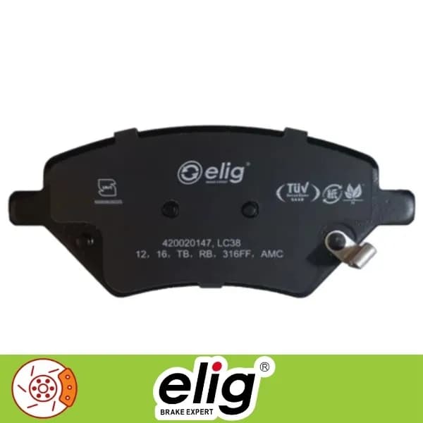 لنت ترمز جلو چری تیگو 7 اختصاصی نوع B الیگ کد LC38 — تصویر ۴