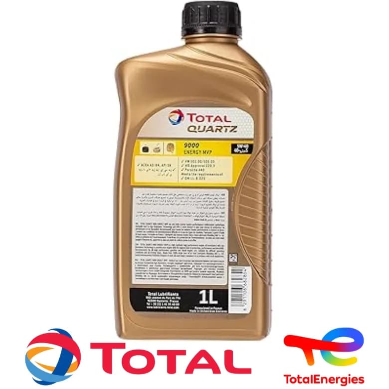 روغن موتور توتال 1 لیتری Quartz 9000 MVP 5W-40 — تصویر ۲