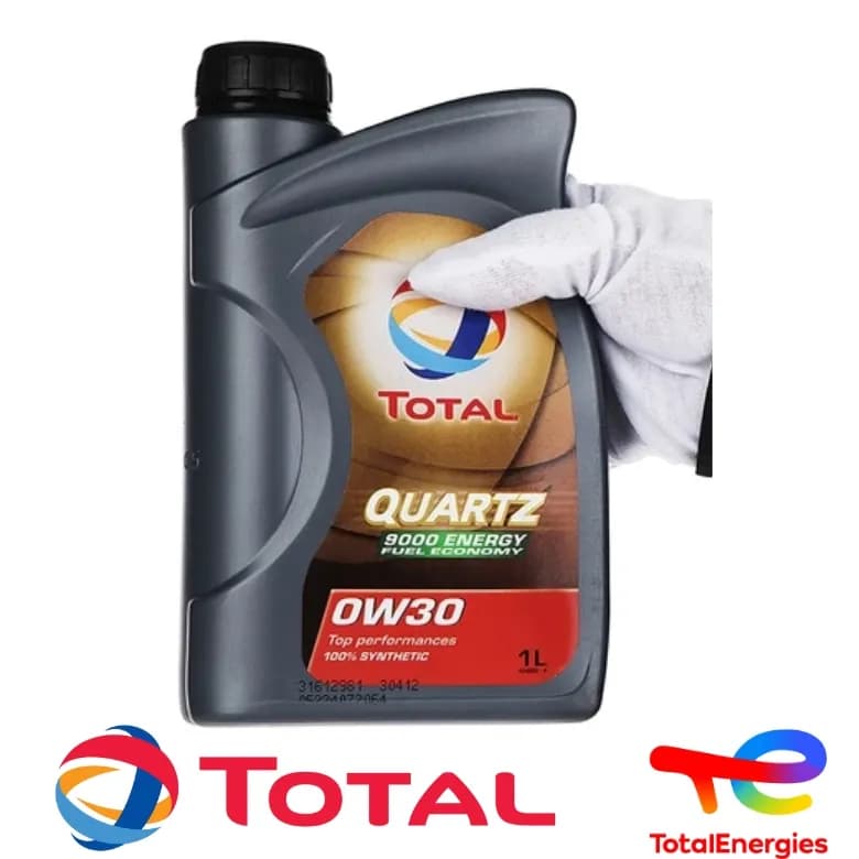 روغن موتور توتال 1 لیتری Quartz 9000 Energy 0W-30 — تصویر ۳
