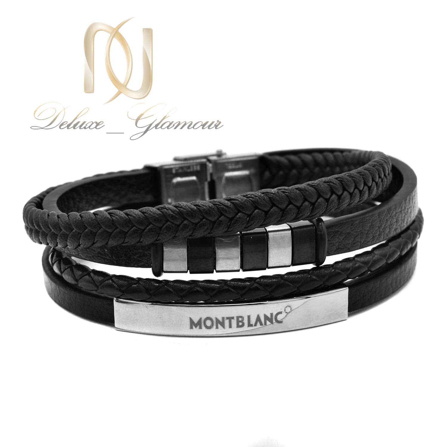 دستبند MONTBLANC مردانه چرمی اسپرت DS-N779