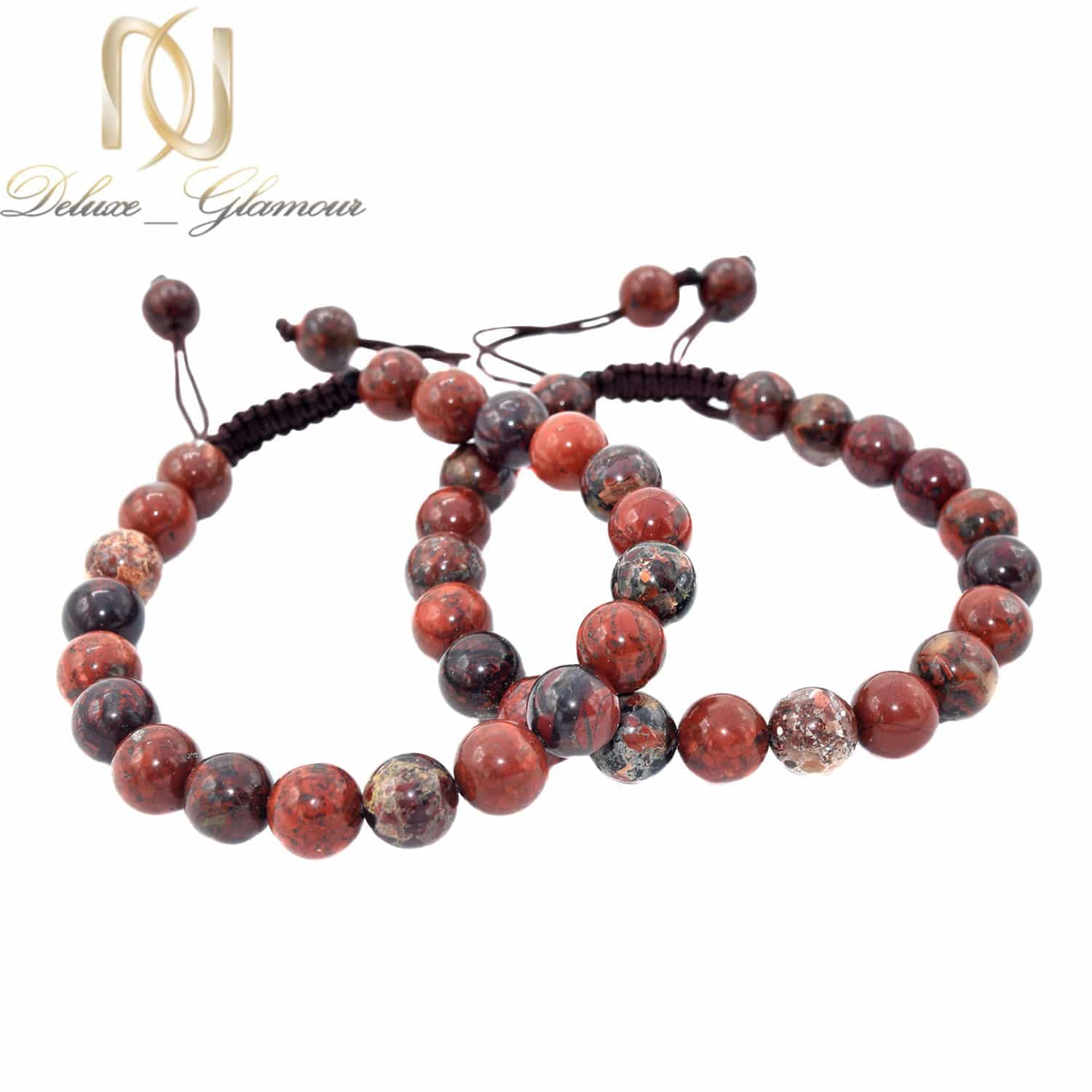 دستبند ست سنگ جاسپر اسپرت za-n490