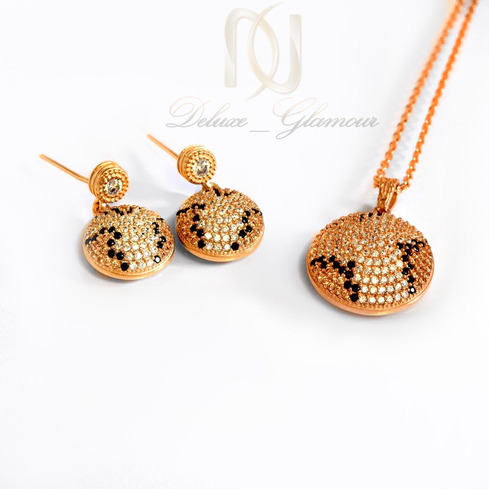 نیم ست گوشواره و گردنبند نقره طرح مار ns-n240