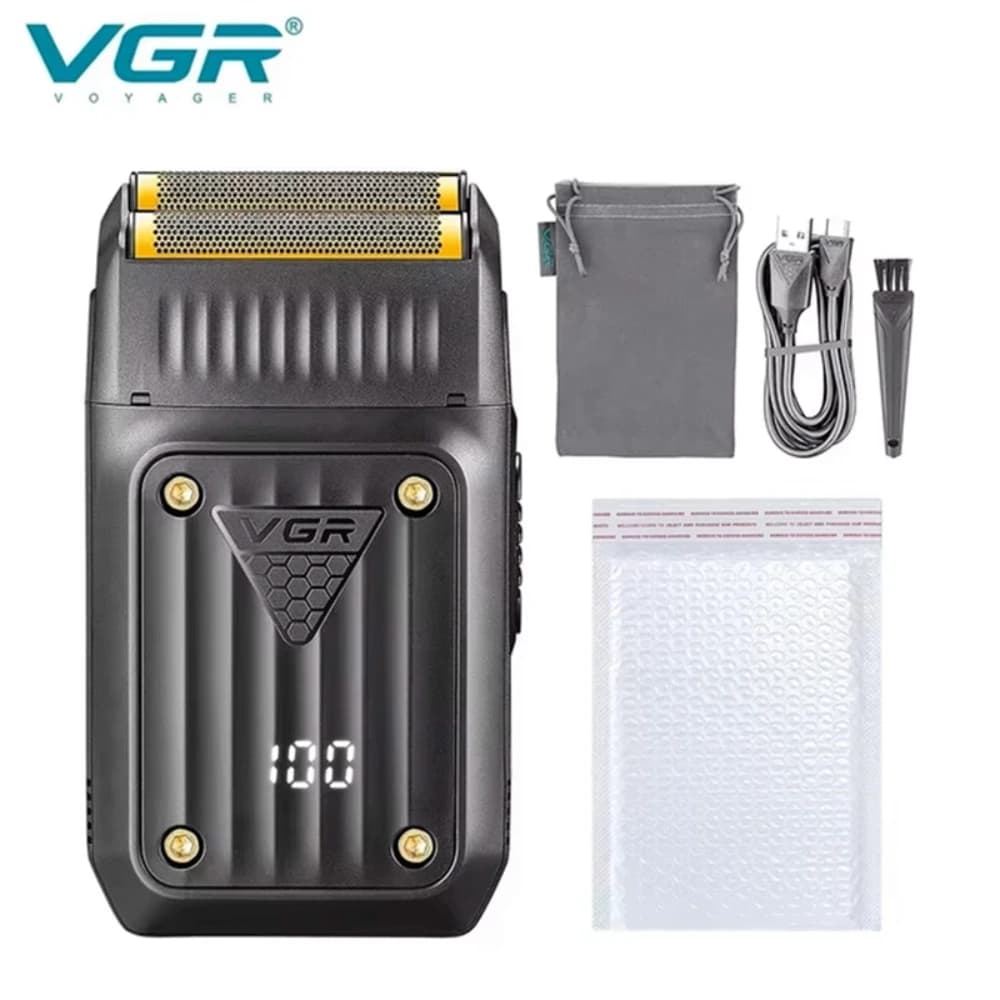 ست ماشین اصلاح موی صورت و بدن وی جی ار مدل v-363 — تصویر ۶