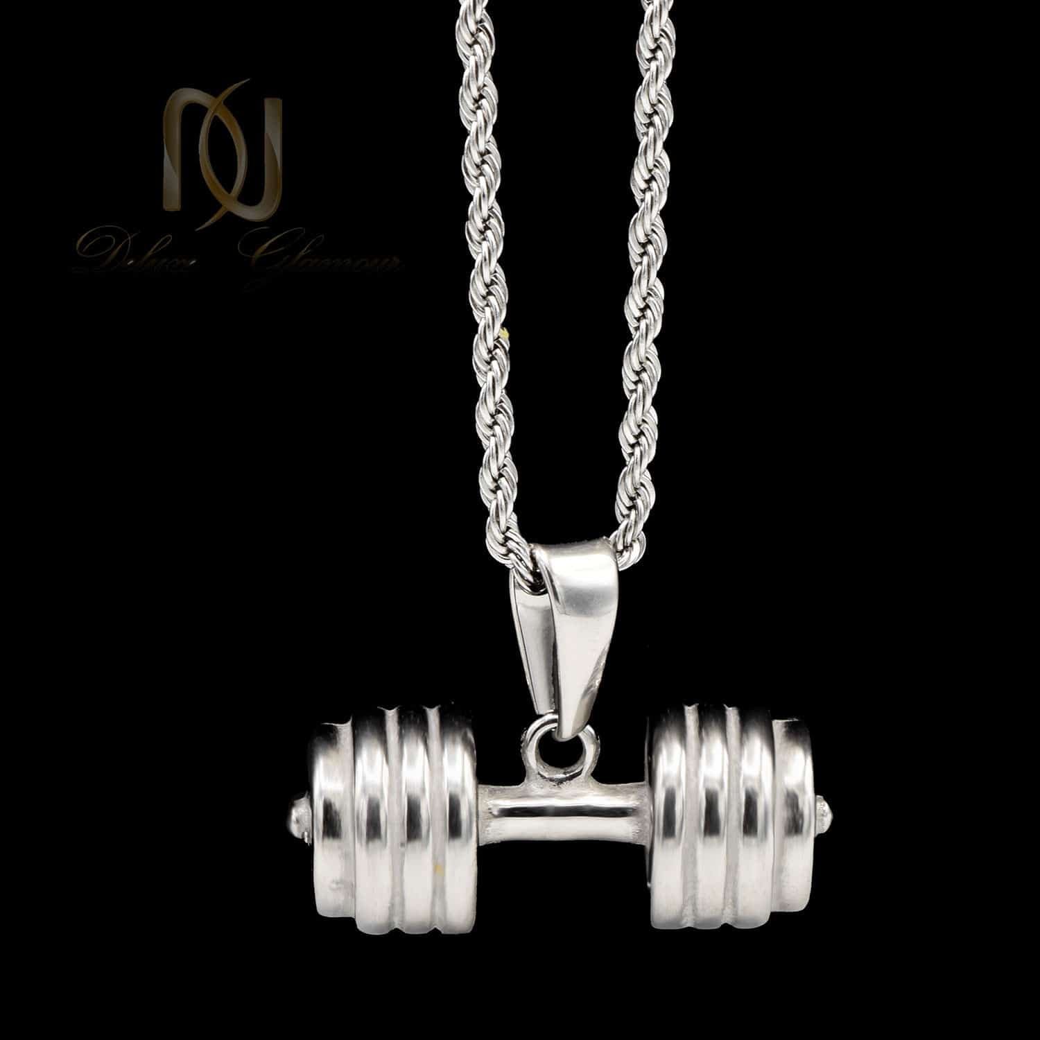 گردنبند مردانه طرح بسکتبال استیل nw-n696 — تصویر ۶