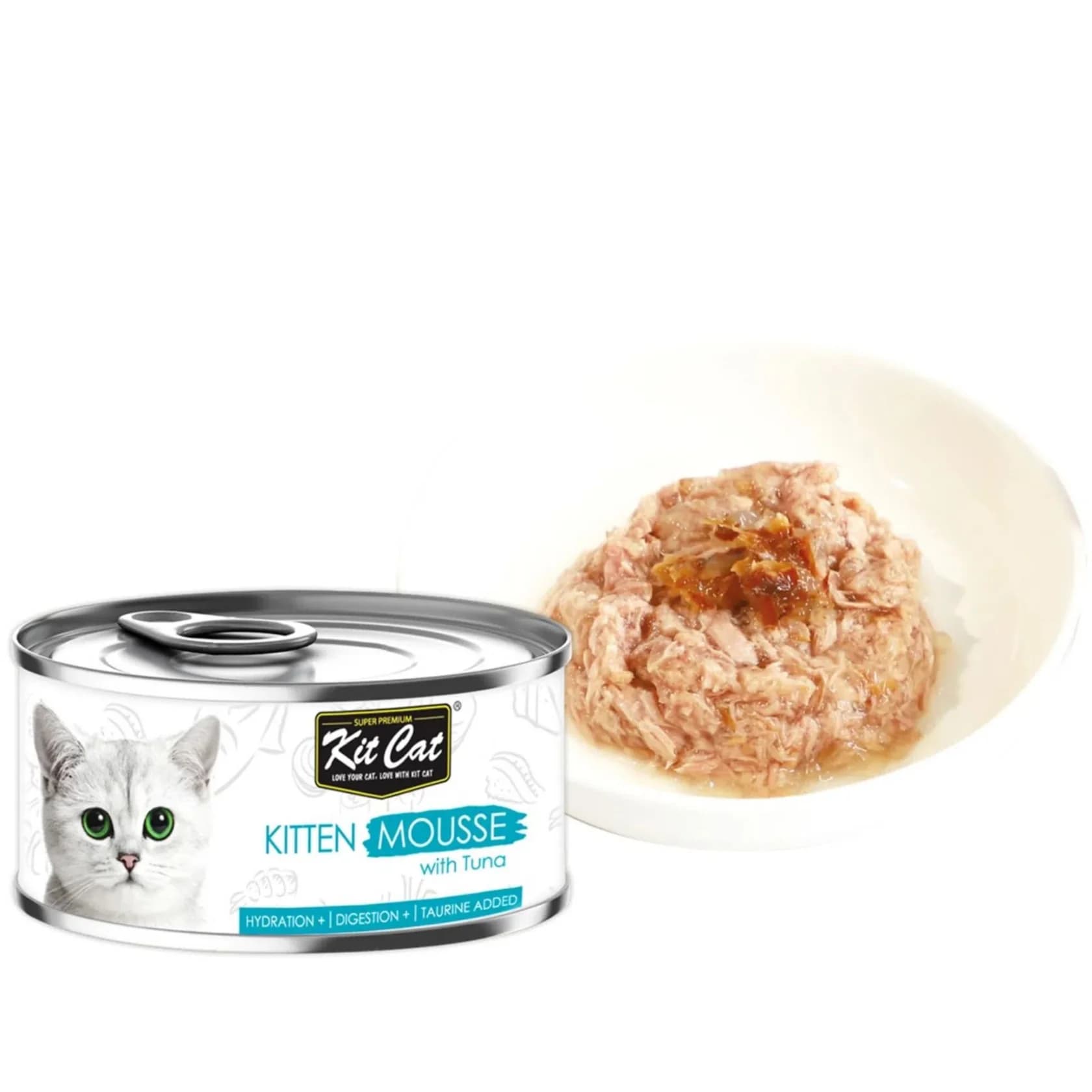 کنسرو بچه گربه کیت کت موس ماهی تن Kit Cat وزن 80 گرم — تصویر ۲