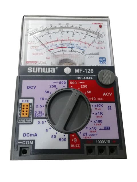 مولتی متر عقربه ای آنالوگ SUNWA MF-126 — تصویر ۳