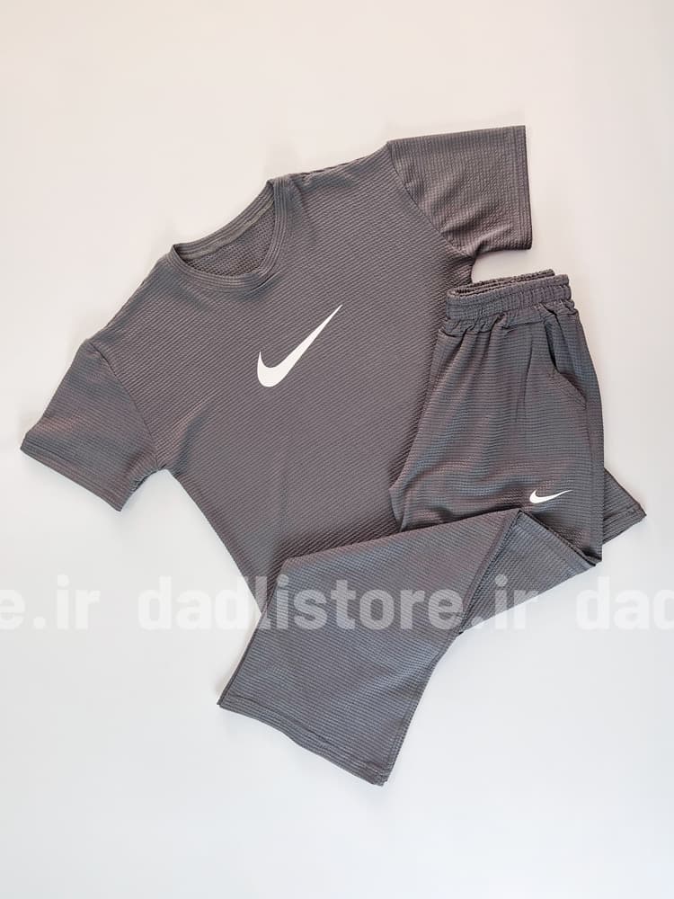 ست تیشرت و شلوار زنانه بیسکویتی نایکی Nike — تصویر ۴