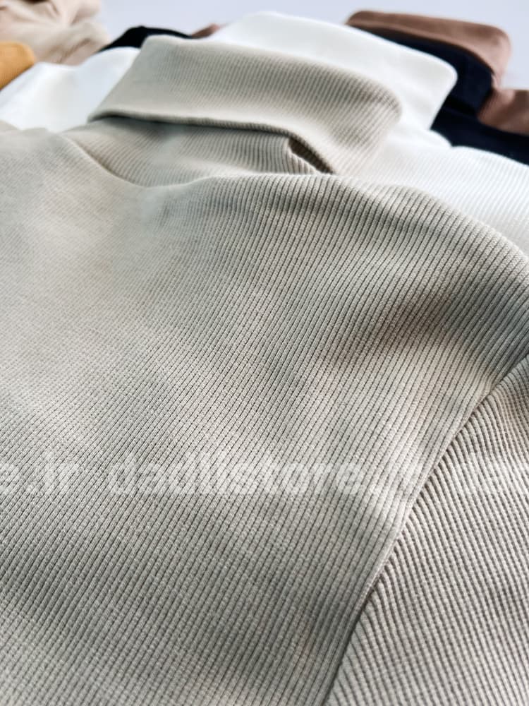 بادی کبریتی یقه اسکی فینگردار رنگی — تصویر ۷