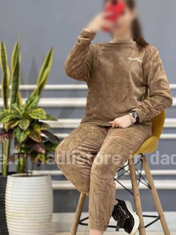 ست بلوز و شلوار زنانه تدی حوله ای — تصویر ۷