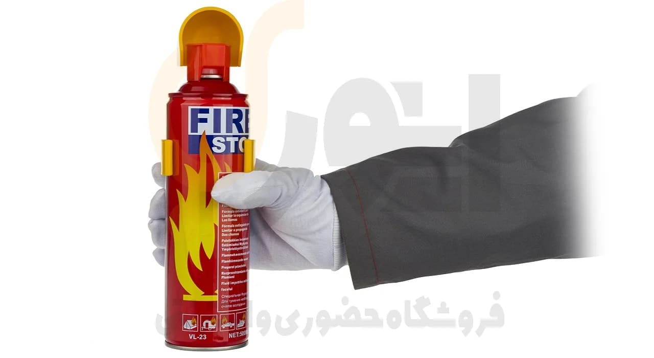اسپری اطفاء (خاموش کننده) حریق (آتش) وسلی مدل VL-23 حجم 500 میلی لیتر — تصویر ۳