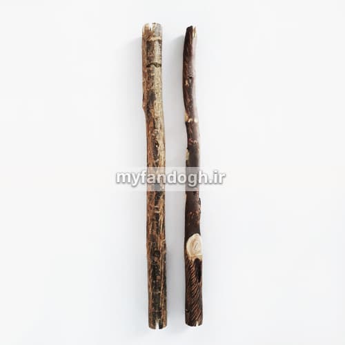 چوب نشیمن طبیعی شیار دار دو طرفه قفس