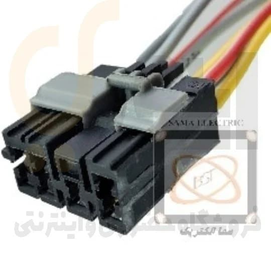 سوکت کلید شیشه بالابر پژو 206 تیپ 2 سوکت سما الکتریک